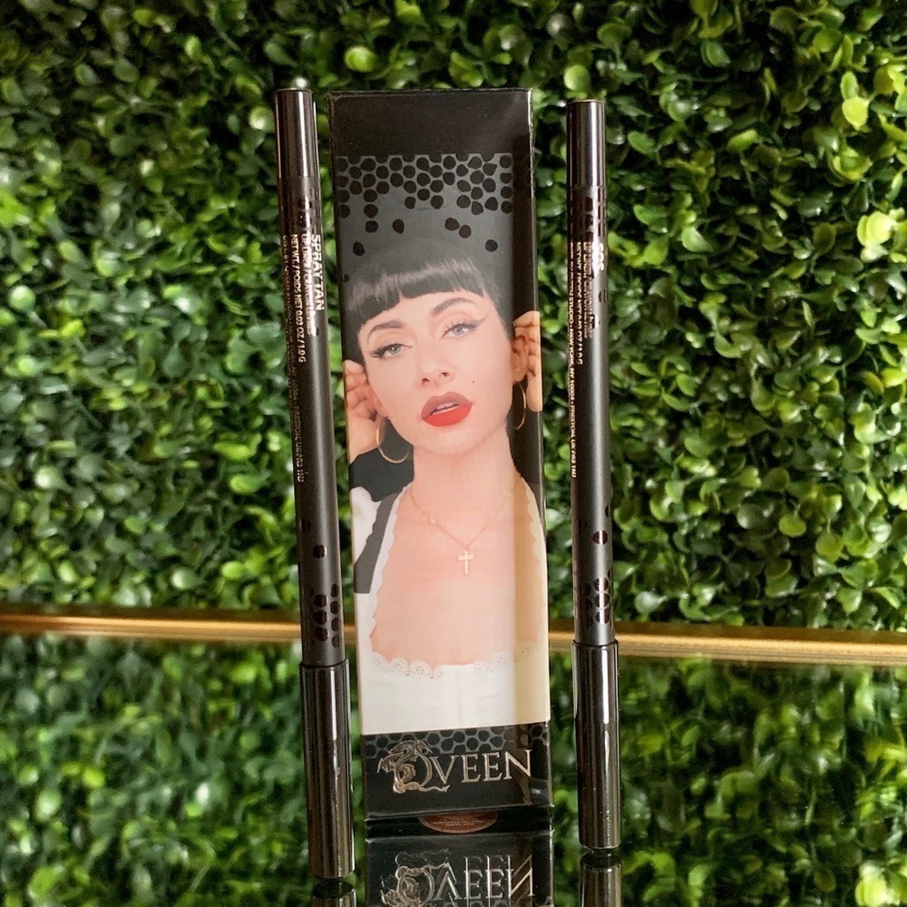 QVEEN Studio Lip Liner in Spray Tan & SOS | NEW | Partners In Crime